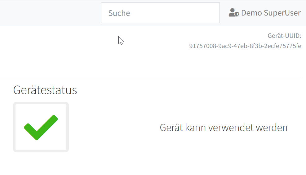 Autovervollständigung der Suche